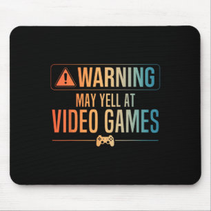 Mousepad Engraçado Vídeo Jogo Arte Para Homens Mulheres Jog