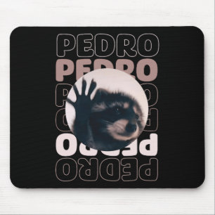 Mousepad Engraçado Viral Pedro Dancing Raccoon Meme Pedro