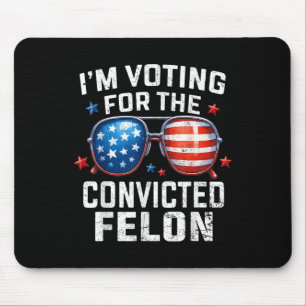 Mousepad Engraçado Votar Trump 2024 Im Votando A Favor Do