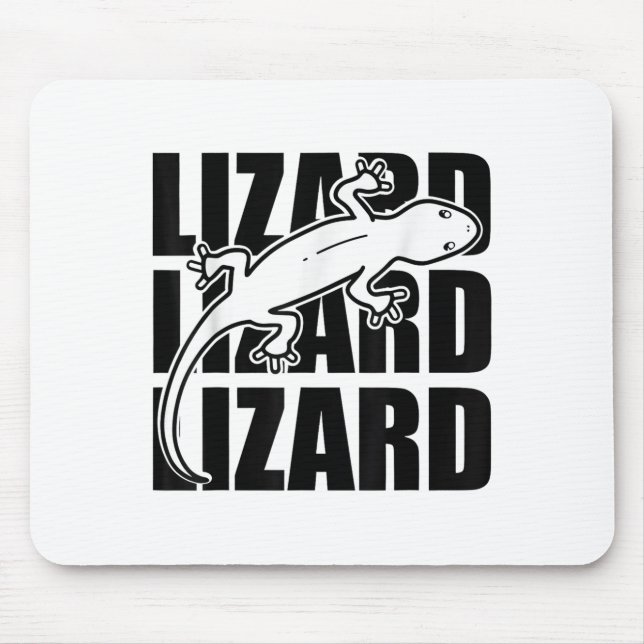 Mousepad Engraçado Weirdcore Lizard Lizard Lizard Meme Anim (Frente)