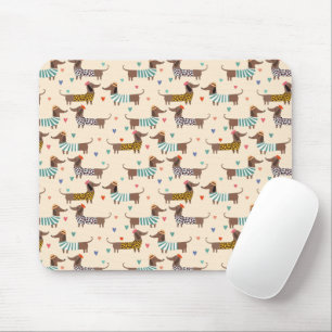 Mousepad Engraçados Engraçados em Chapéus e Suéteres