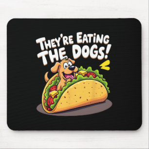 Mousepad Engraçados Estão Comendo Os Cães Os Gatos