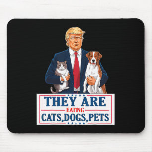 Mousepad Engraçados Estão Comendo Os Cães Os Gatos Os Pets