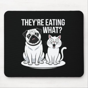 Mousepad Engraçados estão comendo os cães que estão comendo