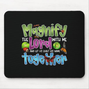 Mousepad Engrandeçamos ao Senhor Comigo Salmo 34_3 Inseto F