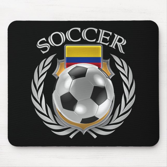 Mousepad Engrenagem do fã do futebol 2016 de Colômbia (Frente)