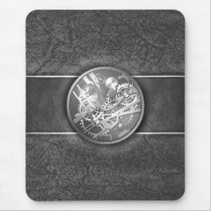 Mousepad Engrenagens do relógio do steampunk da tira