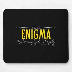 Mousepad Enigma, As Regras Simplesmente Não Se Aplicam 