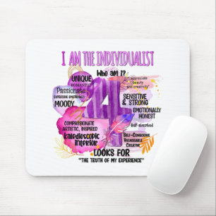Mousepad Enneagram Tipo 4 - Sou O Indivíduo