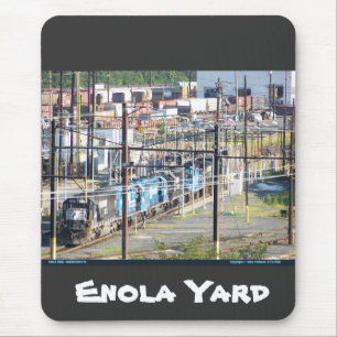 Mousepad Enola Norfolk Southern Railroad Yard Harrisburg PA