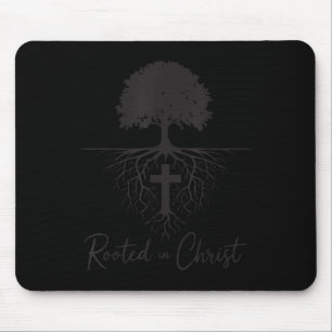 Mousepad Enraizado Em Cristo Crianças Cristãs Homens Deus F