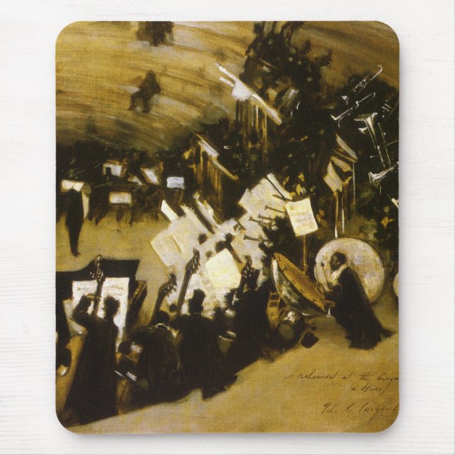 Mousepad Ensaio da Orquestra Pasdeloup por JS Sargent (Frente)