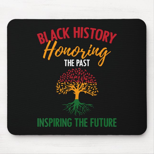 Mousepad Ensinamentos Inspiradores da História Negra Afro-A (Frente)
