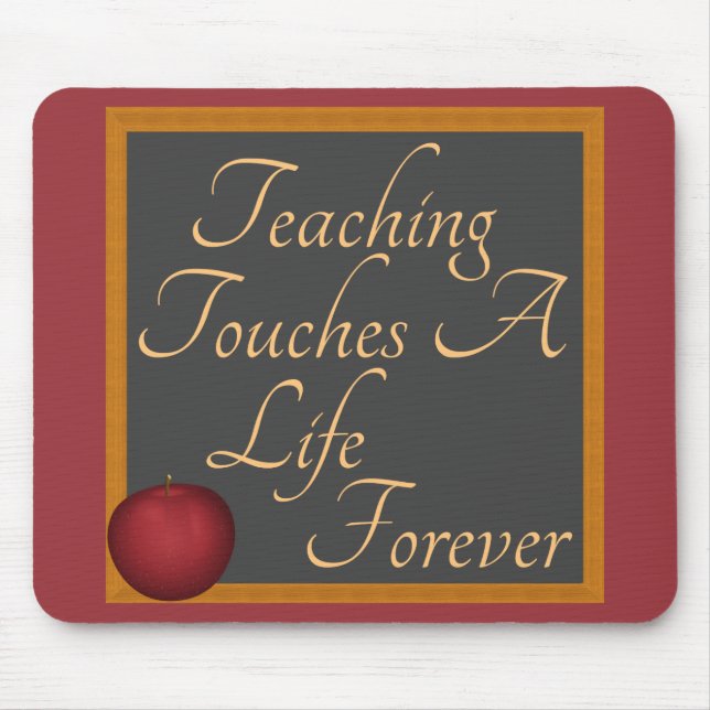 Mousepad Ensinando Toques Uma Vida Para O Mouse (Frente)