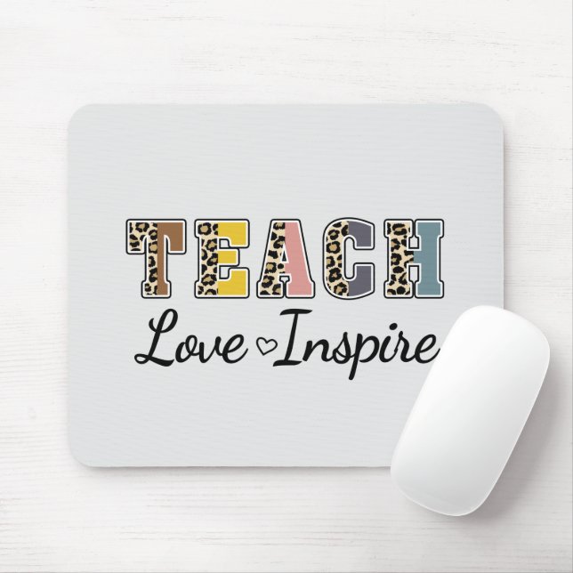 Mousepad Ensinar, Amar, Inspirar (Com mouse)