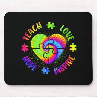Mousepad Ensinar Esperança Amor Inspira Consciência Autismo