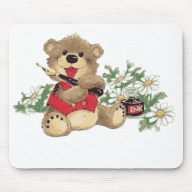 Mousepad Ensine-Me A Escrever Um Urso (Frente)