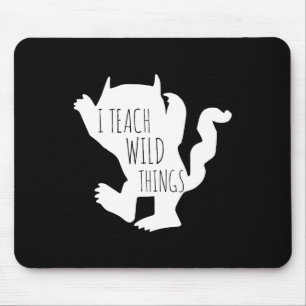 Mousepad Ensino Coisas Selvagens Monstrando Dons De Hallowe
