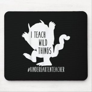 Mousepad Ensino Coisas Selvagens Professora Do Jardim De In