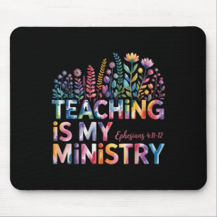 Mousepad Ensino É O Meu Professor Cristão Do Ministério Fai