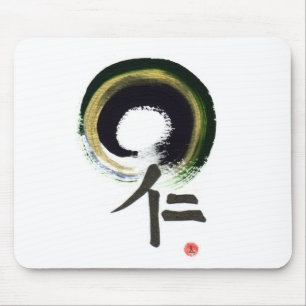 Mousepad Enso - Kanji para a benevolência