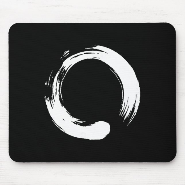 Mousepad Enso, Zen, Círculo, Meditação Buda Japão Caligraf (Frente)