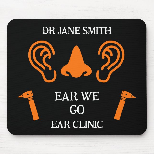 Mousepad ENT Otolaringology Otorhinolaringologista (Frente)