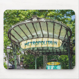 Mousepad Entrada à estação Metro em Montmartre - Paris