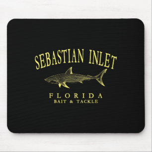 Mousepad Entrada de Sebastian Flórida tubarão arte amarela