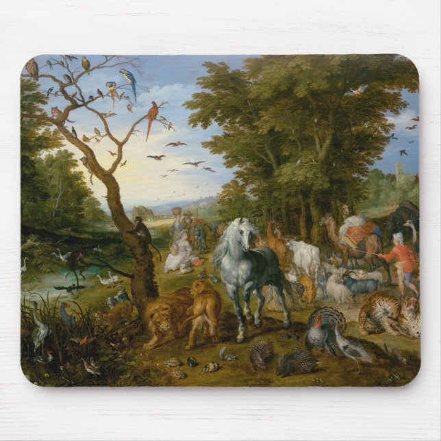 Mousepad Entrada dos animais na arca de Noah (Brueghel) (Frente)