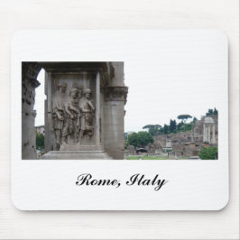Mousepad Entrada romana de ruínas em Roma Itália