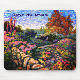 Mousepad Entre no meu sonho de jardim onissazonal