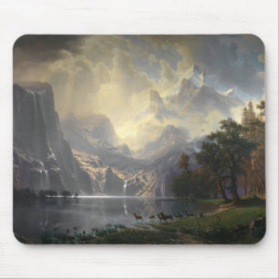 Mousepad Entre Serra Nevada, paisagem da montanha