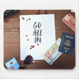 Mousepad Entre, Viagem Corra Risco