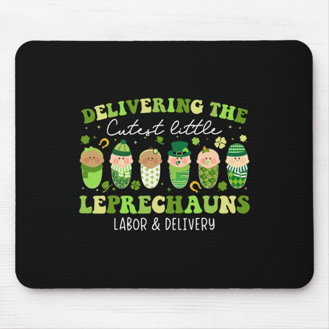 Mousepad Entregando Pequenos Duendes Trabalho E Entrega St (Frente)