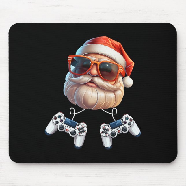 Mousepad Entusiasta de jogos de jogos de jogos com controla (Frente)
