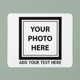 Mousepad Enviar imagem foto & adicionar texto – Personaliza