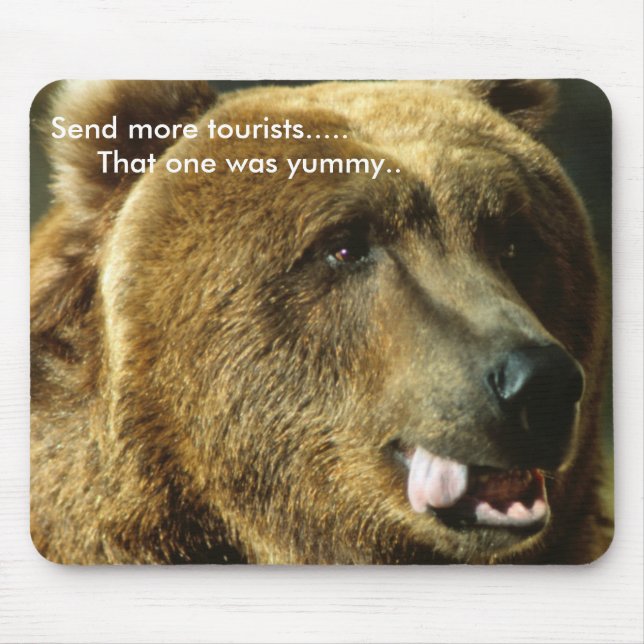 Mousepad Envie mais o turista (Frente)