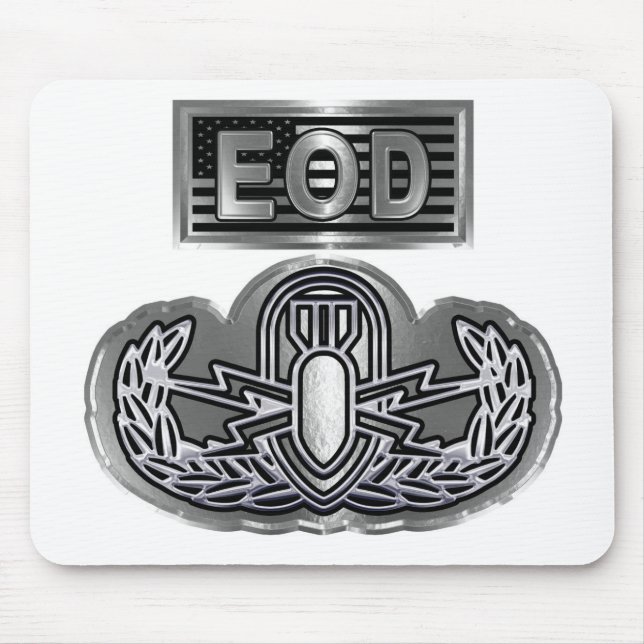 Mousepad EOD comemorativo de concepção única (Frente)