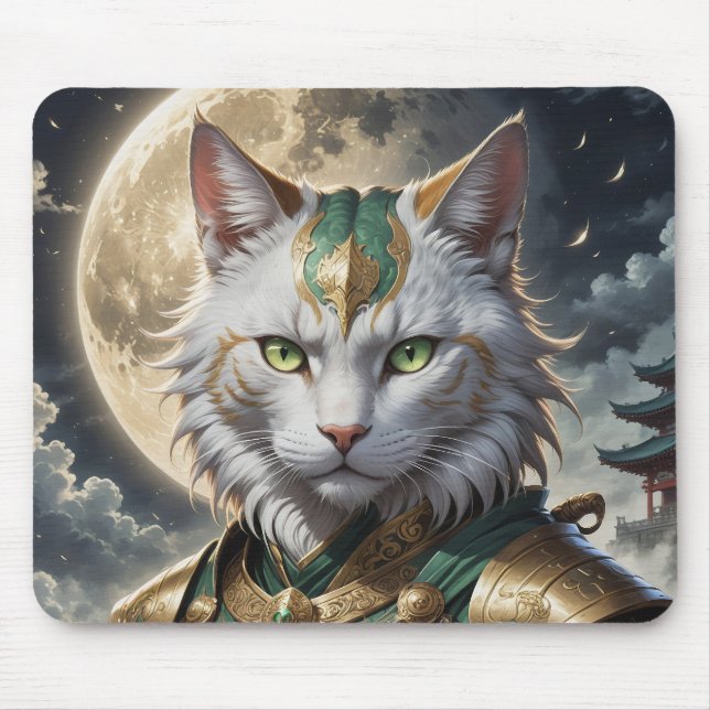 Mousepad Epic Armored Cat Warrior (Frente)