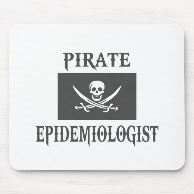 Mousepad Epidemiologista Pirata (Frente)