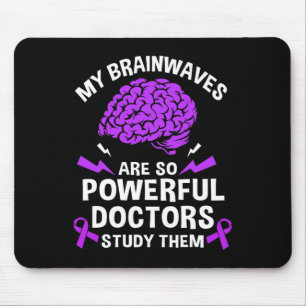Mousepad Epilepsia As Ondas Do Meu Cérebro São Tão Poderosa