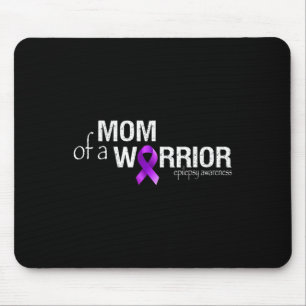 Mousepad Epilepsia Consciência Mês Mãe de um Guerreiro Roxo