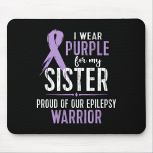 Mousepad Epilepsia Consciência Minha Irmã Guerreira Tee