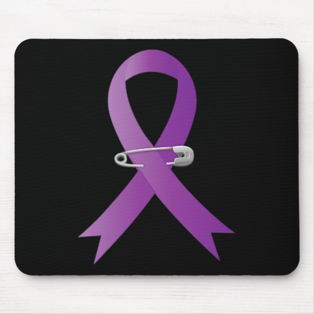Mousepad Epilepsia Consciência Purple Ribbon Super Hero (Frente)