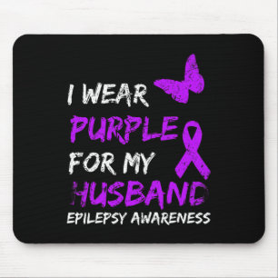 Mousepad Epilepsia Eu Visto Roxo Para Minha Fita De Marido