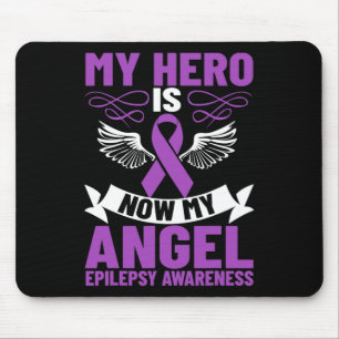 Mousepad Epilepsia Fita Meu Herói Agora É Meu Anjo Epilepsi