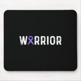 Mousepad Epilepsia Guerreira Sensibilização Purple Ribbon M
