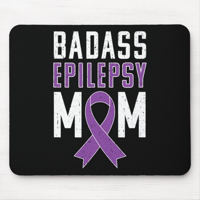 Mousepad Epilepsia Má Epilepsia Mãe Fita Roxa (Frente)