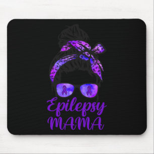 Mousepad Epilepsia Mamãe Mensageira Óculos De Cabelo Bandan
